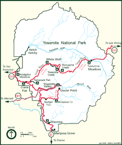 Yosemite National Park was created