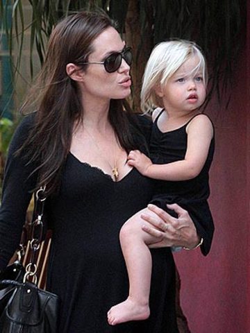Jolie gave birth to a daughter, Shiloh Nouvel