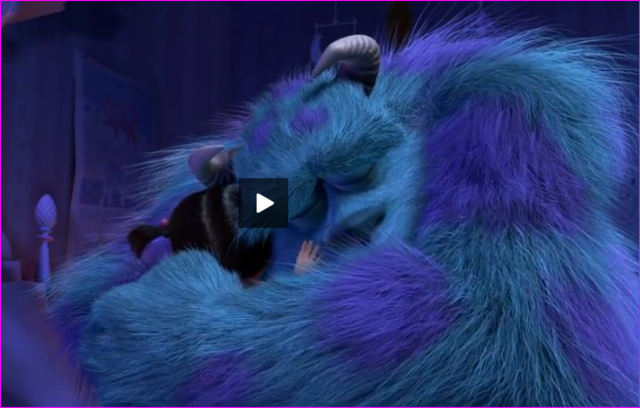 Boo and Sully goodbyes