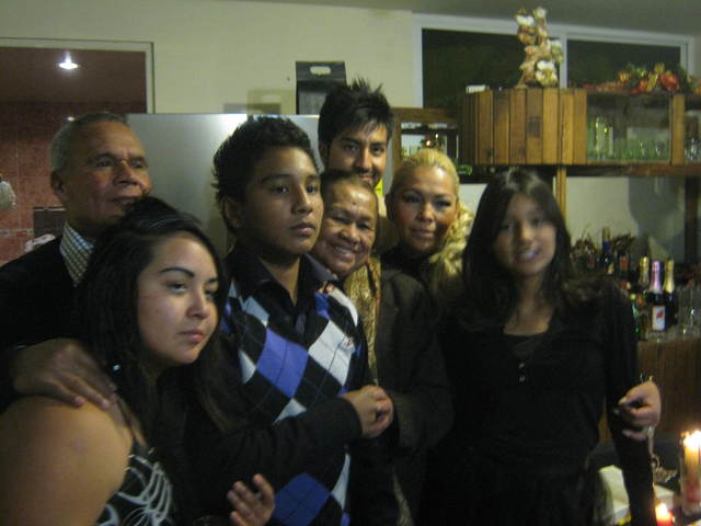 mi familia en navidad