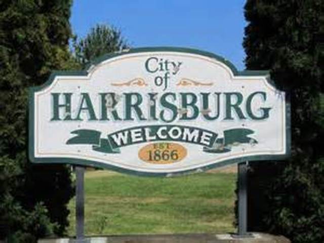 Went to harrisburg and boought a house at twelve