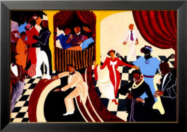 Aaron Douglas creates murals