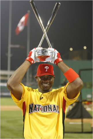 Ryan Howard won the Home Run Derby