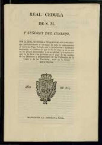 REAL CÉDULA, PROHIBIA MANDAR A LOS INDIOS A LAS MINAS