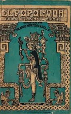 ESCRITURA DEL POPOL VUH