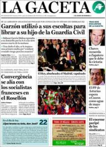 PERIODICO "LA GACETA"