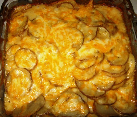 Baked scalloped potatoes