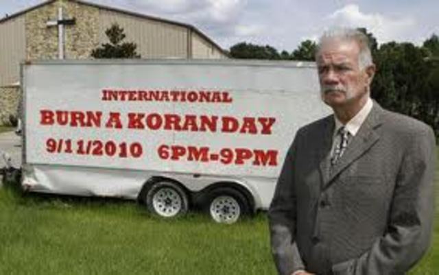 Pastor burning the Koran sparks outrage