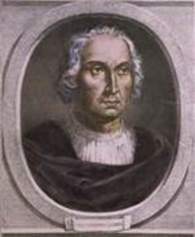 Christopher Columbus reaches the Americas