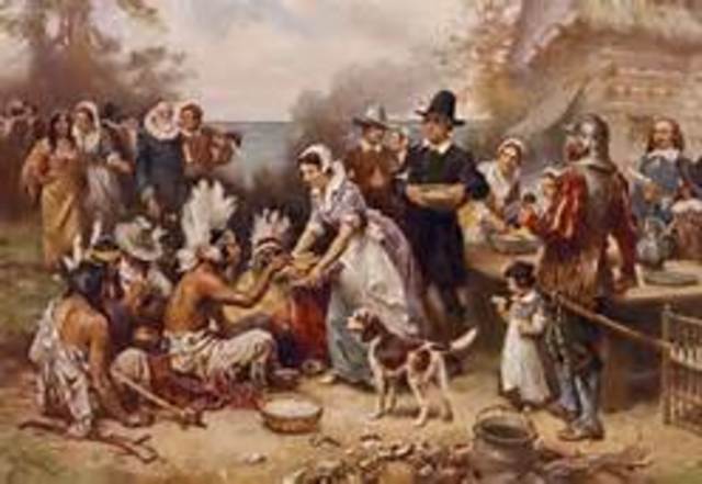 1620 The Pilgrims arrive at Plymouth