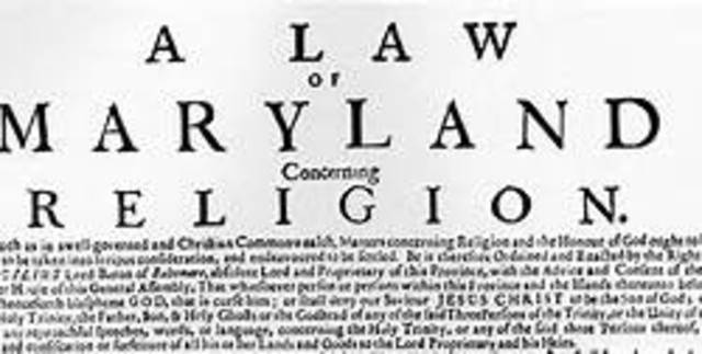 Toleration Act of 1649