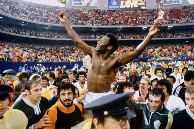 Pele retires from football