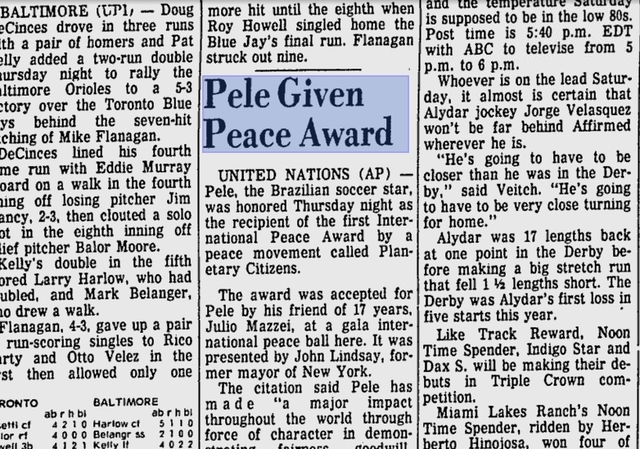 International Peace Award