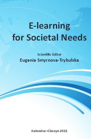 Monograph Elearning for Societal Needs