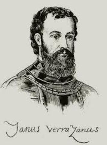 Giovanni da Verrazano starts exploration