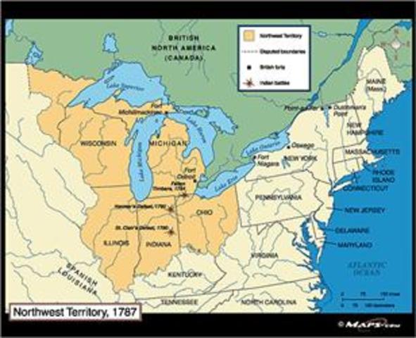 Federal Parliament passed "Northwest Land Odinance'