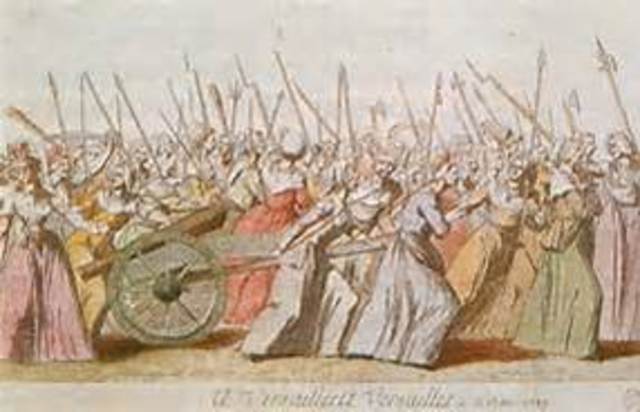 Womens march to Versailles