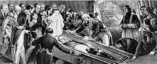 Napoleon Bonaparte dies
