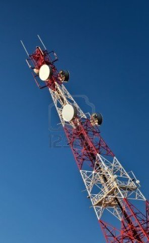 Se trasmiten informacion por ondas de microondas