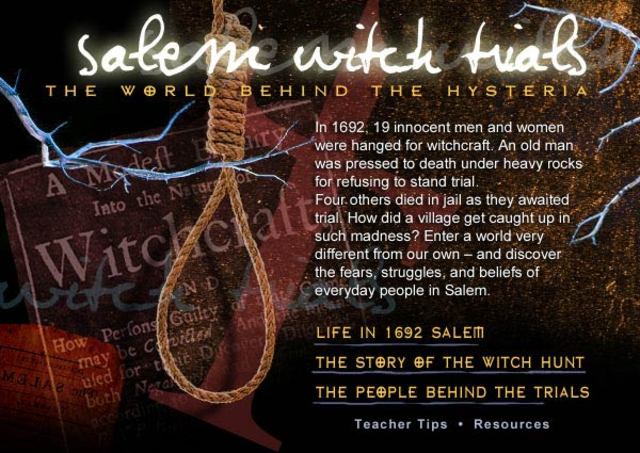 The Salem WitchCraft Trials