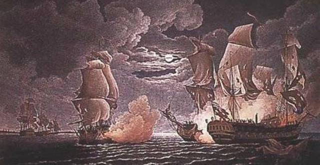 John Paul Jones Defeats the Serapis