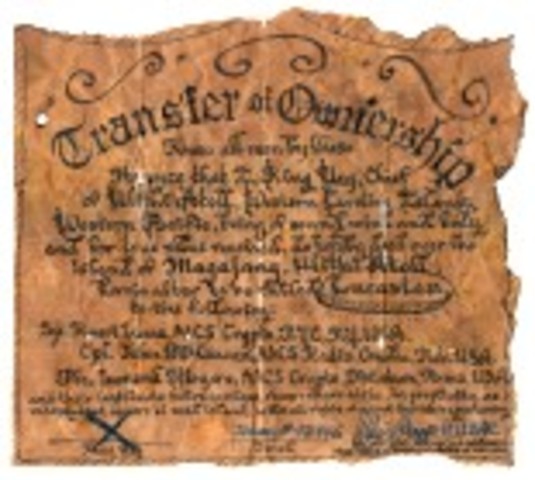 Land passed on again.