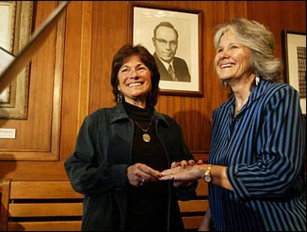 First Legal Gay Marriage in the United States