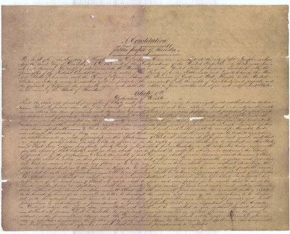 The Constitution of 1838