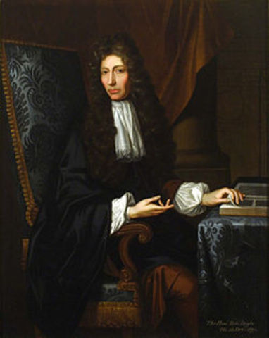 Sir Robert Boyle (01/25/1627 - 12/311691)