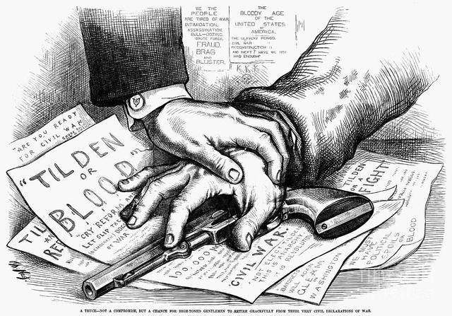 Reconstruction ends.