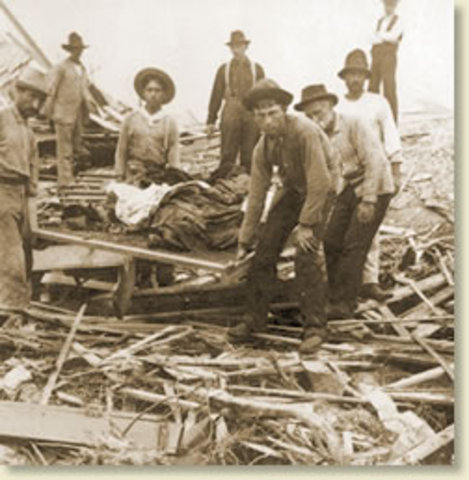 The Galveston Texas Hurricane