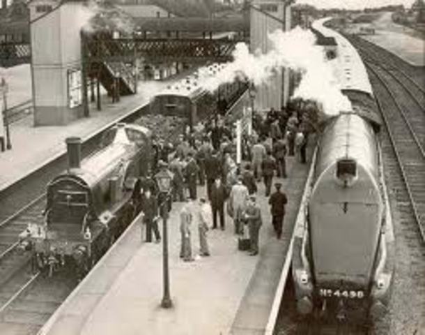 Primer ferrocarril construido para pasajeros.