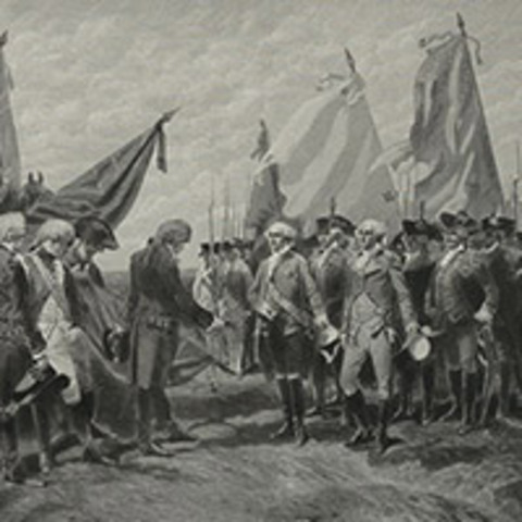 British surrender at Yorktown