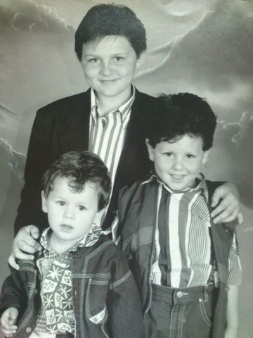 Algunos nietos de Flora y Fernando