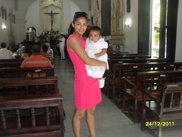 Fue el bautizo de mi ahijada
