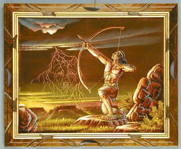 Bow and arrow introduced