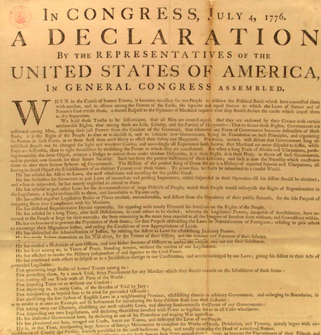 Declaration of Independence
