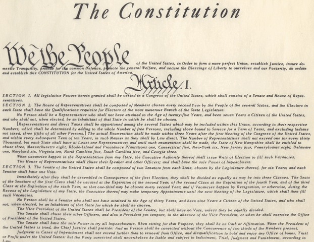 Writing of the Constitution