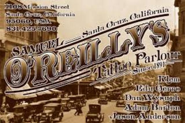 first tattoo machine