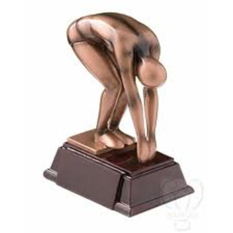 Gané en una competición de natación