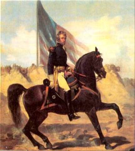 General Andrew Jackson invades Florida to stop Seminole attacks