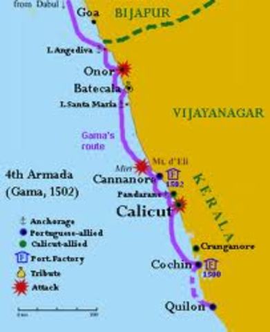 Vasco da Gama's final destination