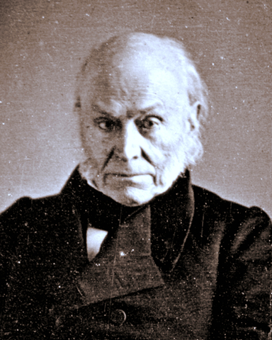 john quincy Adam is elected 6th president in a election