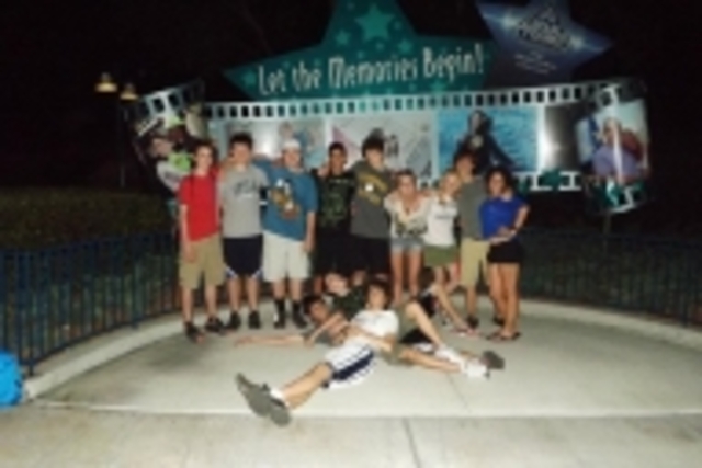 En 2011, fui a Disney World con la banda por la primera vez.