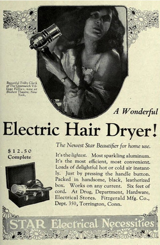 First hair dryer invented in 1920
