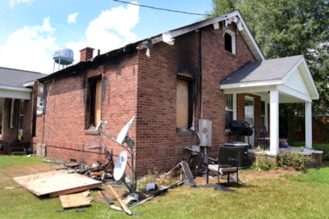 My house burned     +12