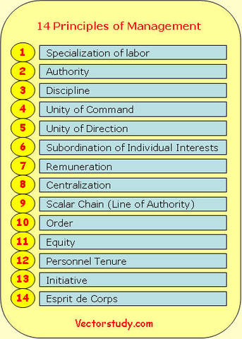 Fayol's 14 Principles of Management