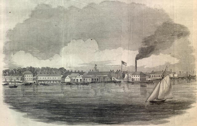 The French captured the town Pensacola.