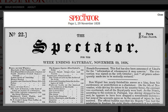 Literary Work: The Spectator