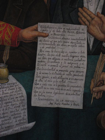 Congreso de Chilpancingo y Sentimientos de la Nación.